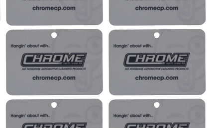 CHROME: Hangin' About Air Freshener - White (New Car)