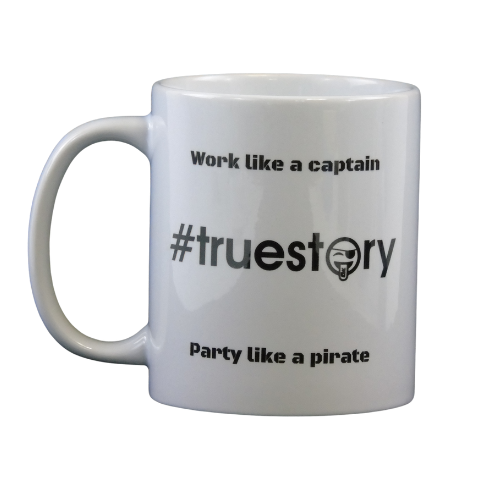 #truestory Pirate Mug