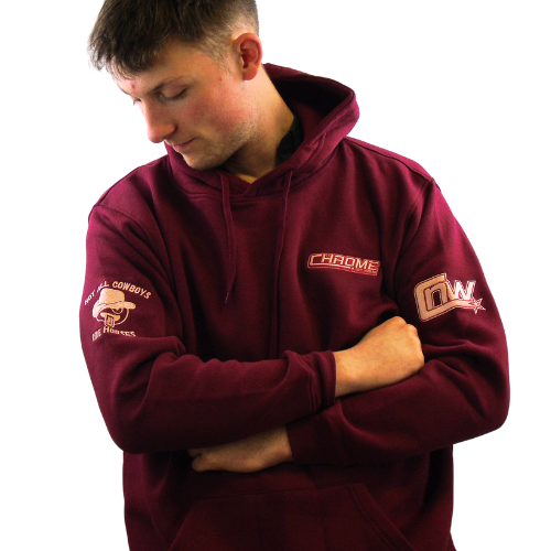 CHROME: Burgundy Hoodie