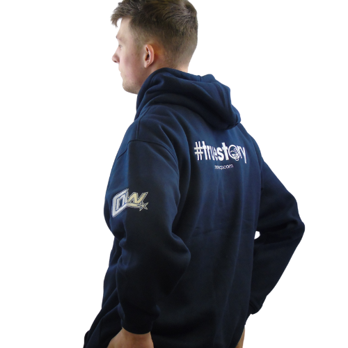 CHROME: Navy Blue Hoodie