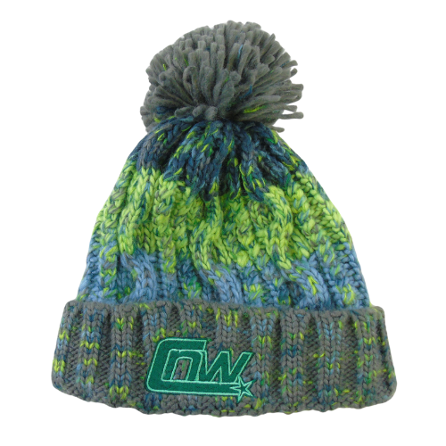 CHROME: Limited Edition Bobble Hat - Green/Blue